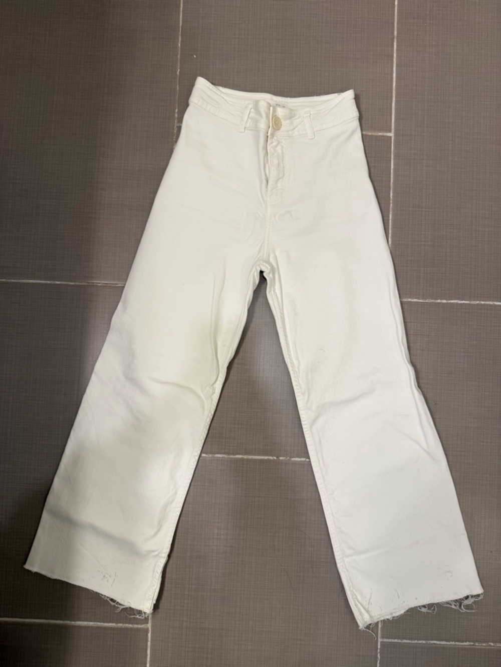Zara White Kids Jeans